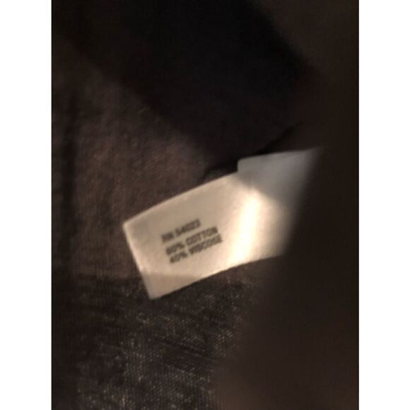 Gap Gray Thin Cotton Cowl Neck 3/4 Sleeve Top - Picture 4 of 4